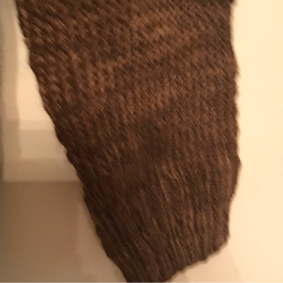 KIAN D MENS BROWN KNIT THREE BUTTON PULLOVER SWEATER - Picture 5 of 8